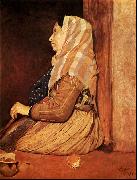 Edgar Degas Roman Beggar Woman oil painting picture wholesale